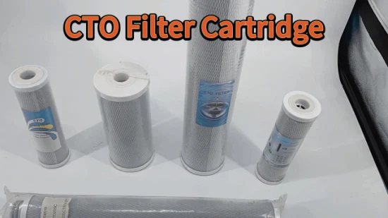 Water Treatment 10 Inch CTO Carbon Filter Cartridge for Water Treatment
